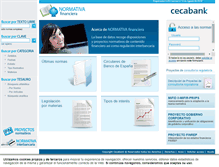 Tablet Screenshot of normativafinanciera.com